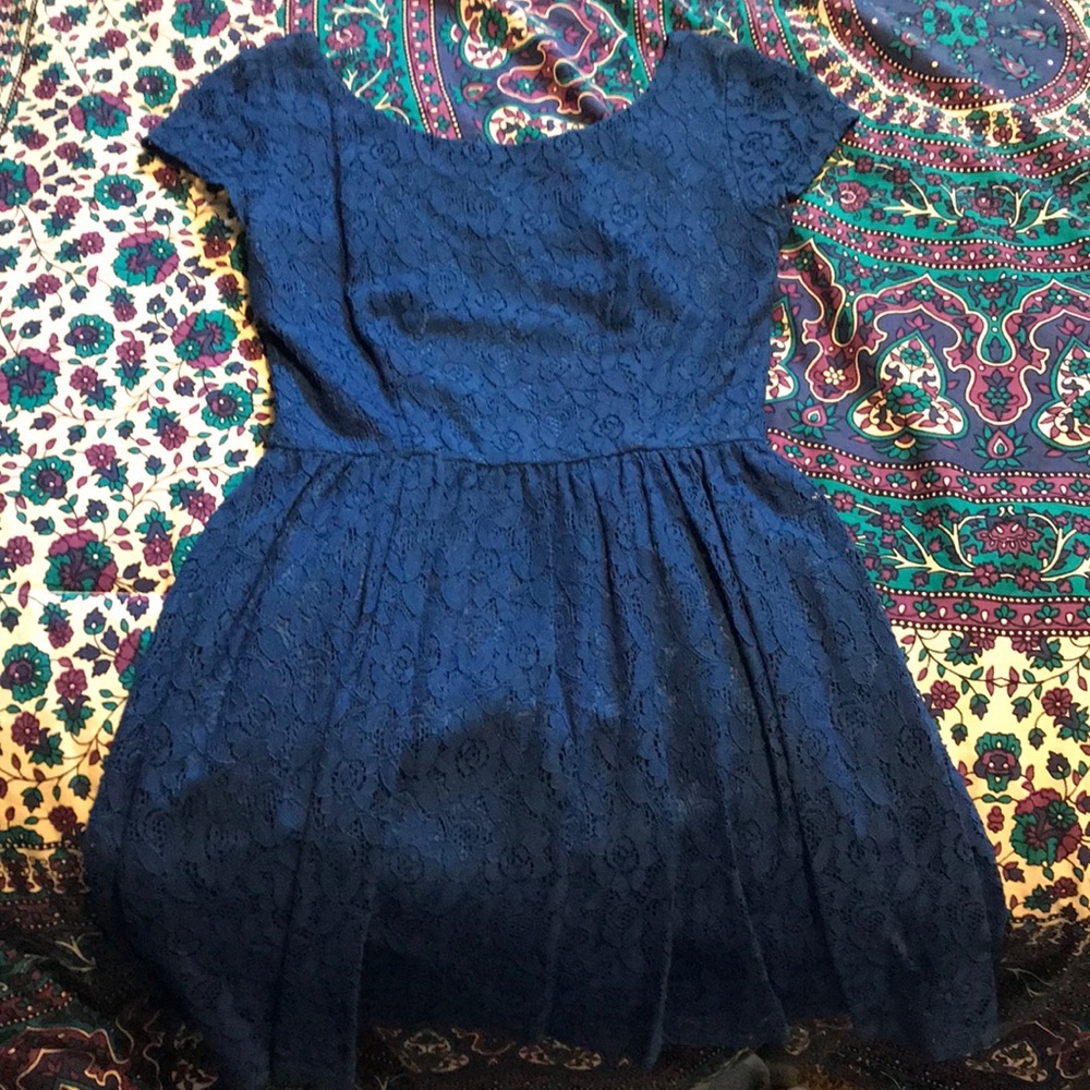 Blue formal / casual dress